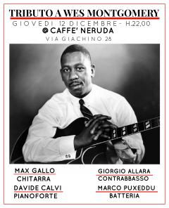 TRIBUTO A WES MONTGOMERY al Cafè Neruda