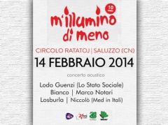 M'Illumino di meno, con: Lodo Guenzi (Lo Stato Sociale), Bianco, Marco Notari, Losburla, Niccolò dei Med in Itali