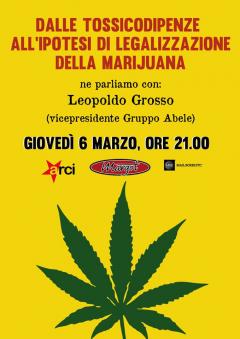 Incontro "Dalle tossicodipendenze alla legalizzazione della marijuana" al Margot