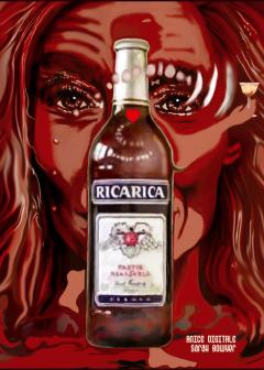 Mostra di Sarah Bowyer in occasione della "Festa del pastis artigianale Argalà" all'Amantes.