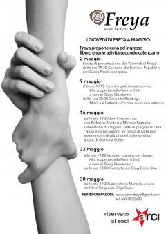 Freya - i giovedì di Maggio al CAP