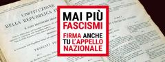 Mai più fascismi: appello a tutte le istituzioni democratiche
