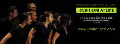 ISCRIZIONI 2016/2017 Atelier Teatro Fisico