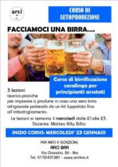 Corso "Birre fai da te !" @ Circolo Arci Bra Uni-Tre
