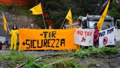 Blitz di Legambiente in Val di Susa: meno tir, più sicurezza!