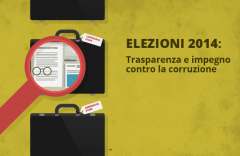#Elezioni 2014: Trasparenza e impegno contro la corruzione