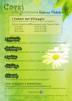 Corsi della primavera Hakuna Matata