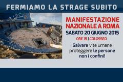FERMIAMO LA STRAGE SUBITO! - Manifestazione Nazionale 20 Giugno