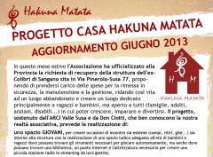 Progetto Casa Hakuna Matata - recupero ex Colibrì di Sangano