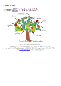 Incontro con l'associazione ONLUS L'ALBERO DI GRETA al Margot