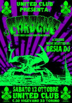LE CAROGNE live + dj set by Claudio Besia allo United