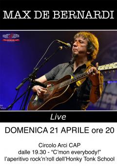 Max De Bernardi live a cura di Honky Tonk