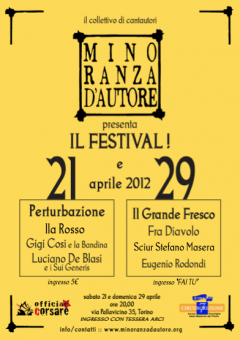 Minoranza d'autore Festival alle Officine Corsare 