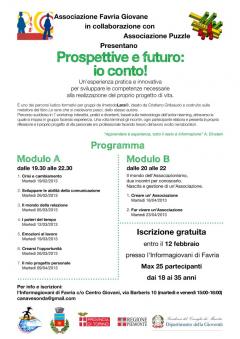 Prospettive e futuro: io conto! - Iscrizioni entro il 12 febbraio 2013