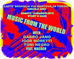 Music from the world al Caffé Basaglia 