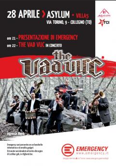 THE VAD VUC (Svizzera) - Italian Tour: 28.04 Asylum - Collegno con EMERGENCY