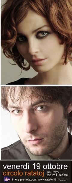 Inizia la stagione al Ratatoj con il concerto di Violante Placido aka Viola e Lele Battista
