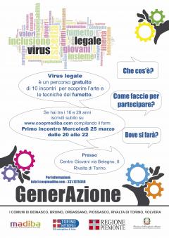 #Viruslegale Laboratorio sull'arte e le tecniche del Fumetto
