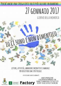 27 Gennaio - Giornata della Memoria - Io ci sono e non dimentico!