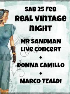Real Vintage Night:  Mr Sandman + Donna Camillo & Marco Tealdi