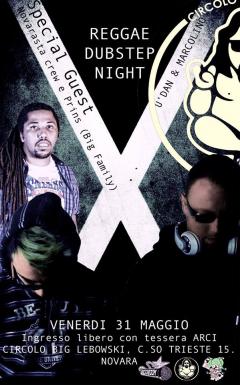 REGGAE & DUBSTEP NIGHT w/ NOVARASTA & PRINS