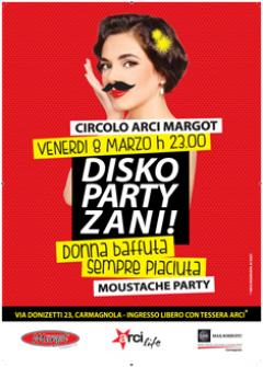 Disko Partyzani in moustache party al Margot