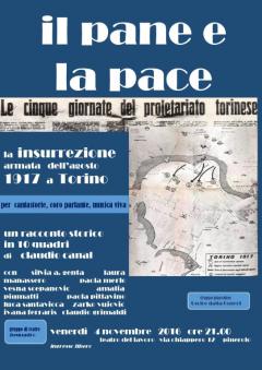 di Claudio Canal "Il pane e la pace" sulle giornate di Torino nel 1917