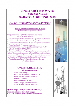 LA GRIGLIATA E' DI RIGORE