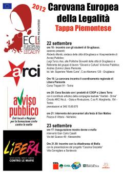 La Carovana della Legalità fa tappa a Torino