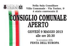 Città di Collegno - 09/05 Consiglio Comunale aperto in occasione della Festa dell'Europa