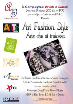 Art Fashion Style, arte che si indossa organizzata dalla Compagnia Artisti e Autori