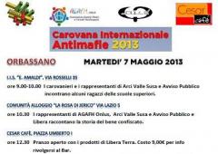 Carovana Antimafie ad Orbassano - 7 maggio 2013