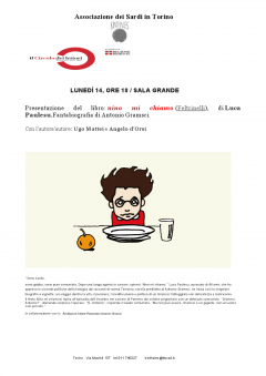 Presentazione del libro "Nino mi chiamo. Fantabiografia di Antonio Gramsci" di Luca Paulesu - a cura dell'associazione Kinthales